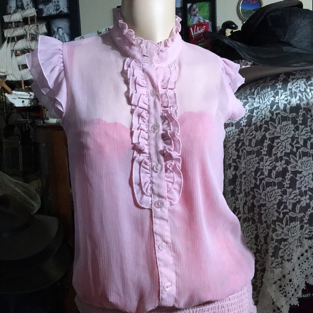 B.wear Ruffles blouse - Picture 3 of 5